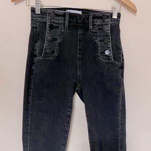 SALE! Loft Black Sailor Skinny Jeans